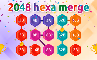 2048 Hex Chain Merge