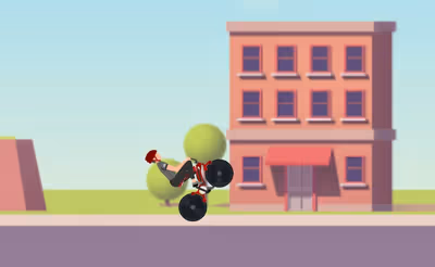 Wheelie Biker