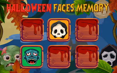 Halloween Faces Memory