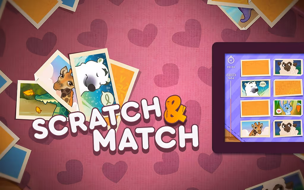 Scratch & Match - Animals