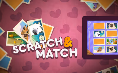 Scratch & Match - Animals