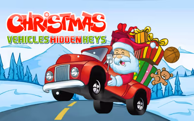 Christmas Vehicles Hidden Keys