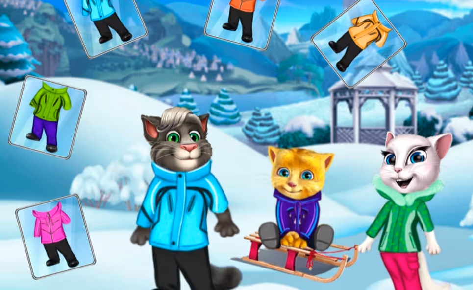 Cats Winter Fun