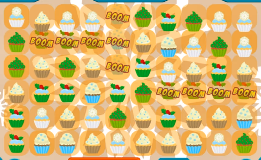 Christmas Cupcake Match 3