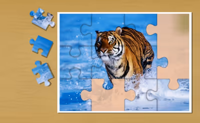Animals Jigsaw Puzzle Tiger