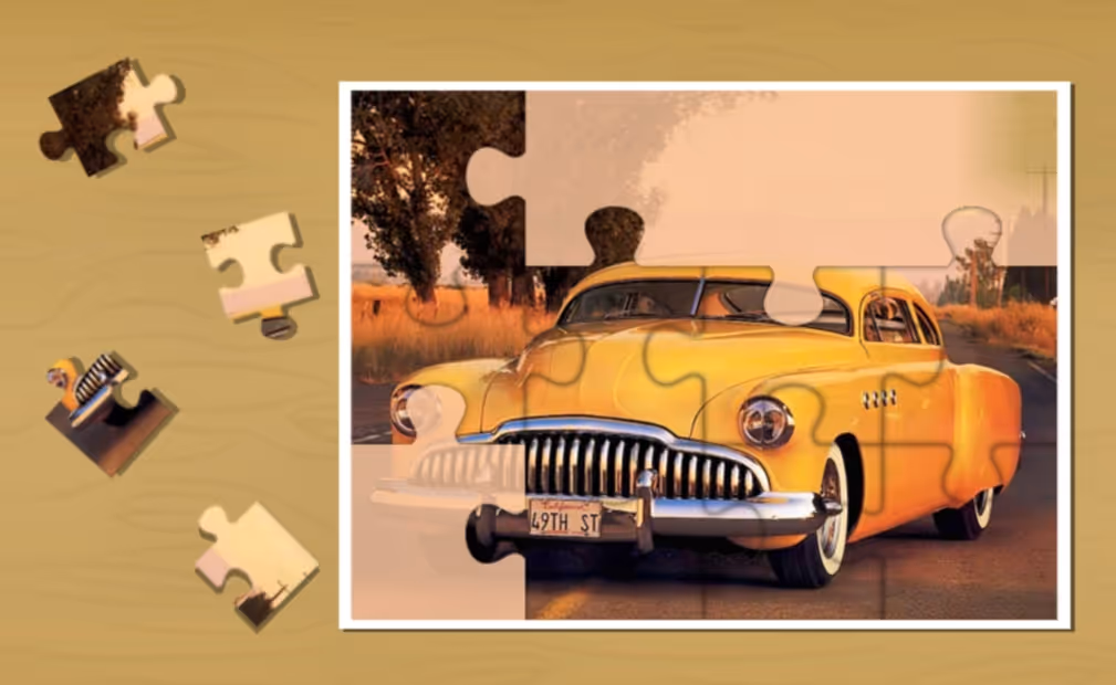 Classic Muscle Cars Jigsaw Puzzle 2