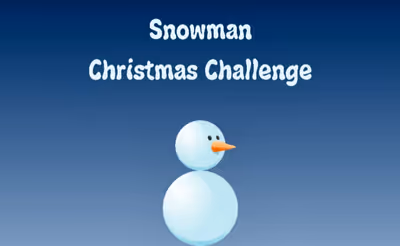 Snowman Christmas Challenge
