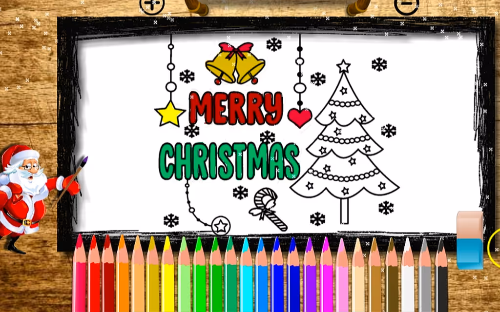 Merry Christmas Coloring Book