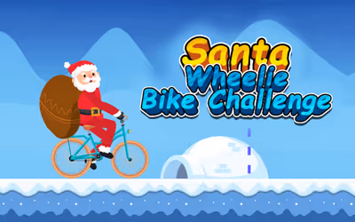 Santa Wheelie Bike Challenge