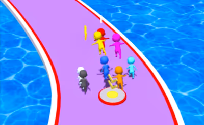 Waterpark Slide Race