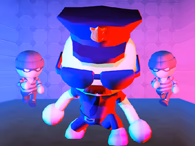 Robber Vs Police: Fighting