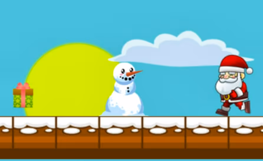 Running Santa