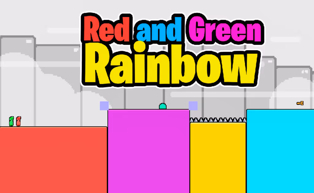 Red and Green Rainbow