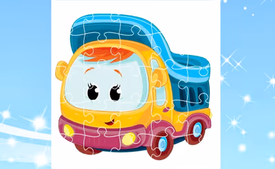 Cute Kids Trucks Jigsaw