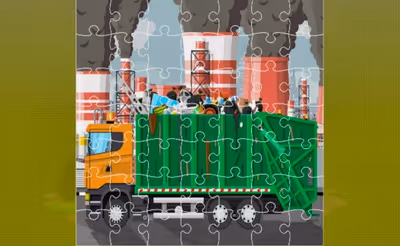 Garbage Trucks Jigsaw