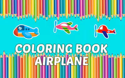Coloring Book Airplane