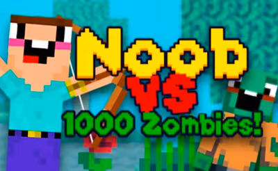 Noob Vs 1000 Zombies!