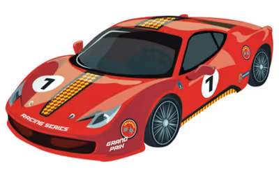 Racing Cars Coloring