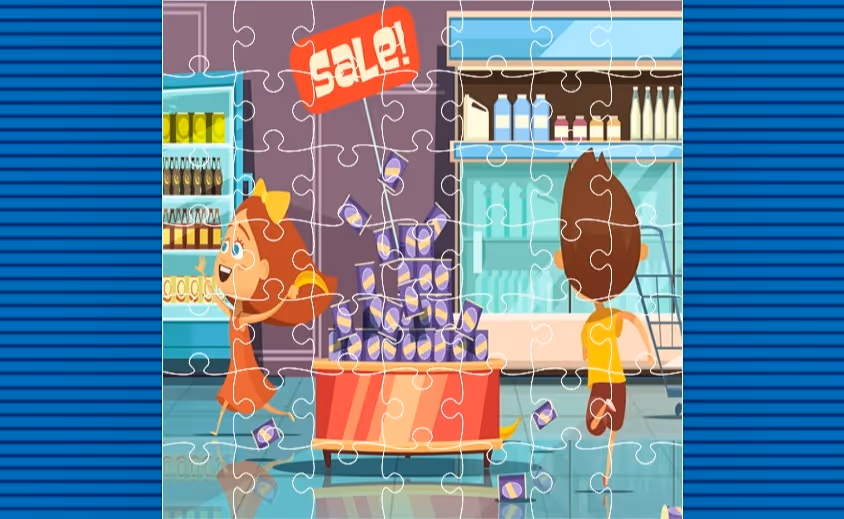 Happy Shopping Jigsaw