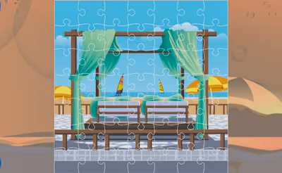 Cabana Beach Jigsaw