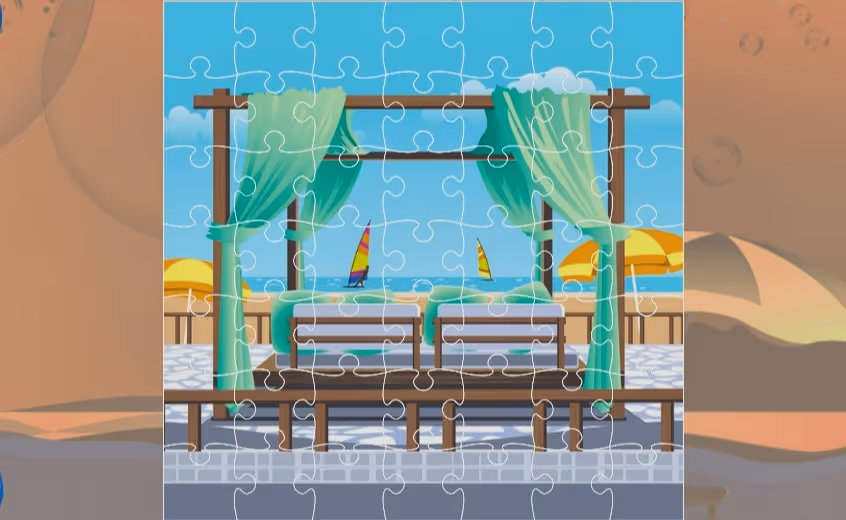 Cabana Beach Jigsaw
