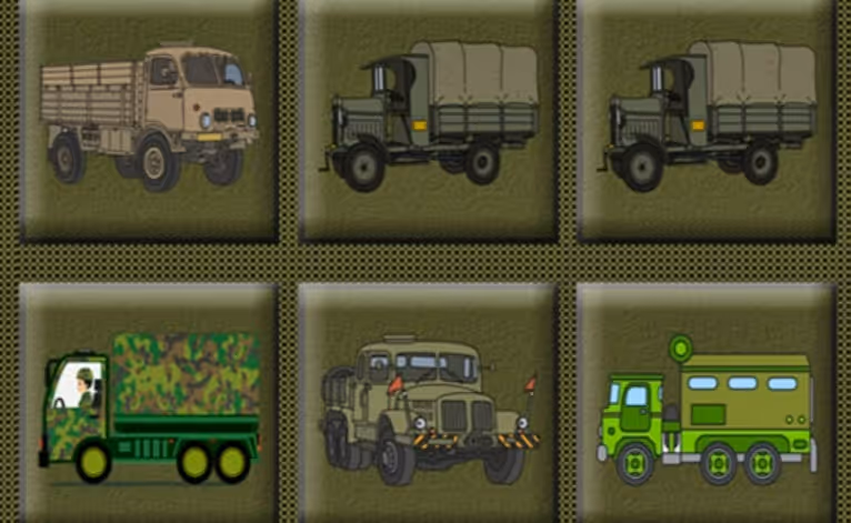 Army Trucks Memory