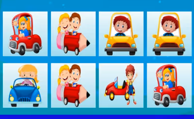 Kids Vehicles Memory