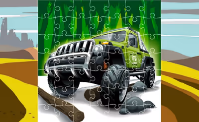 Offroad Cars Jigsaw