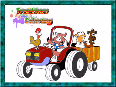 Tractor Coloring Pages