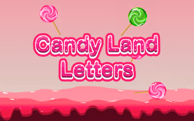 Candy Land Letters