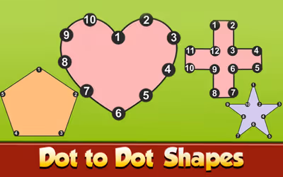 Dot to Dot Shapes