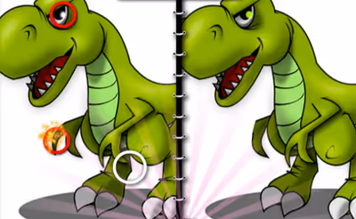 Dinosaur Spot The Difference