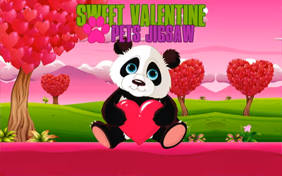 Sweet Valentine Pets Jigsaw