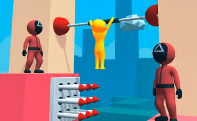 Squidly Escape Fall Guy 3D