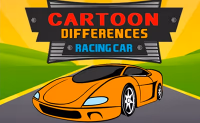 Cartoon Racing Car Differences