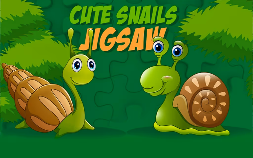 Cute Snails Jigsaw