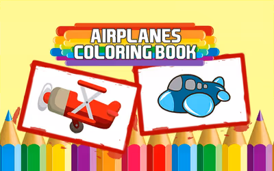 Airplanes Coloring Book