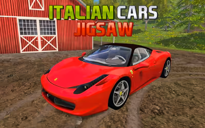 Italian Cars Jigsaw