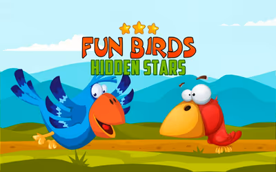 Fun Birds Hidden Stars