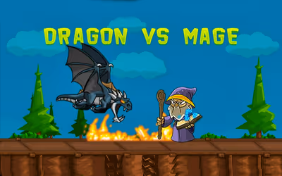 Dragon vs Mage