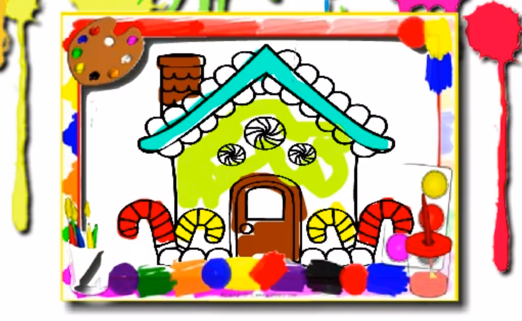 House Coloring Book