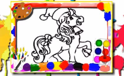 Horse Coloring Book