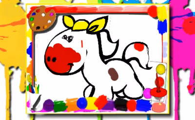 Horse Coloring Book Game