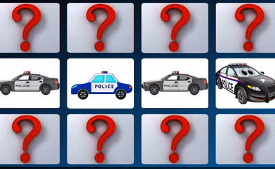 Police Cars Memory