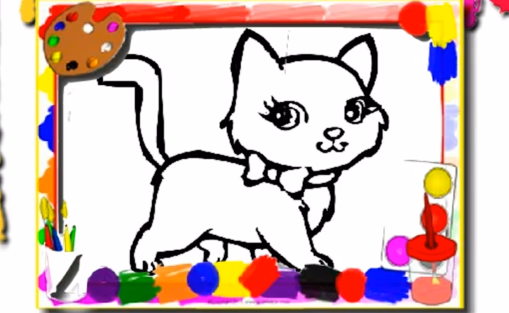 Sweet Cats Coloring Book