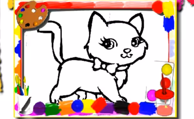 Sweet Cats Coloring Book