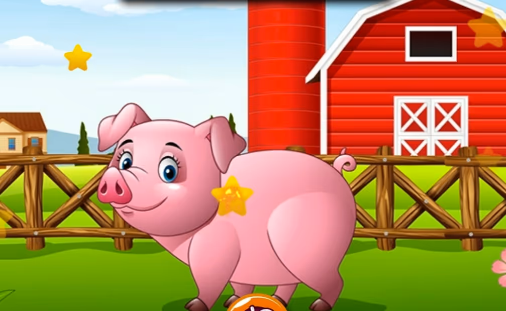 Cartoon Farm Hidden Stars