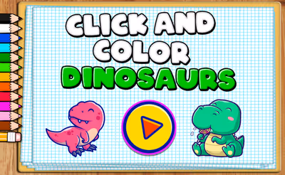 Click and Color Dinosaurs