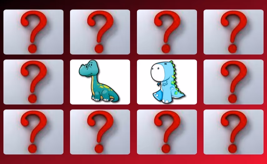 Dinosaur Memory Challenge