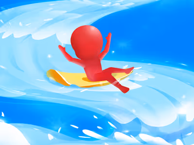 Aquapark Surfer Race